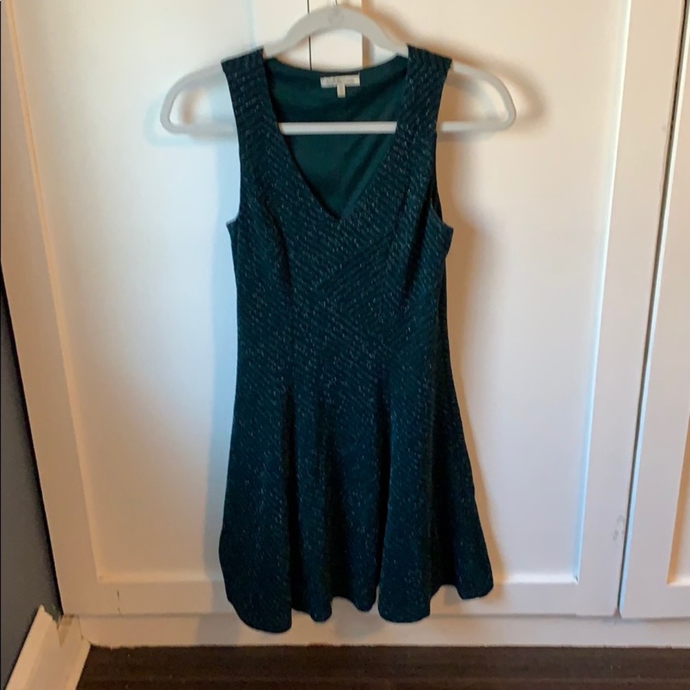 Charlotte Rousse XS Green Sparkle dress